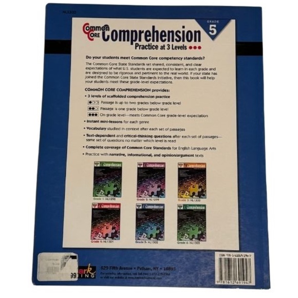 Newmark Learning Grade 5 Reading Comprehension & Everyday  Intervention - Picture 7 of 9